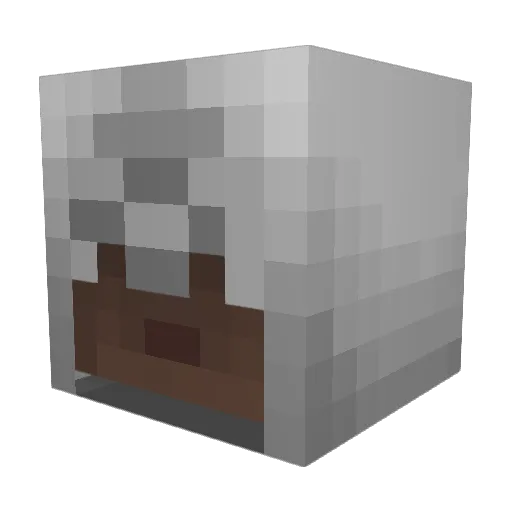 The_Ghosty Minecraft avatar head, 3D render