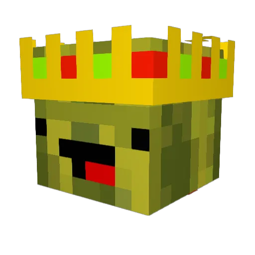 The_Gospel Minecraft avatar head, 3D render