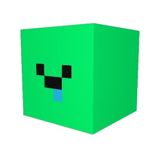 The_GrassyGuy Minecraft avatar head, 3D render