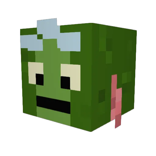 The_Great_Bomb Minecraft avatar head, 3D render