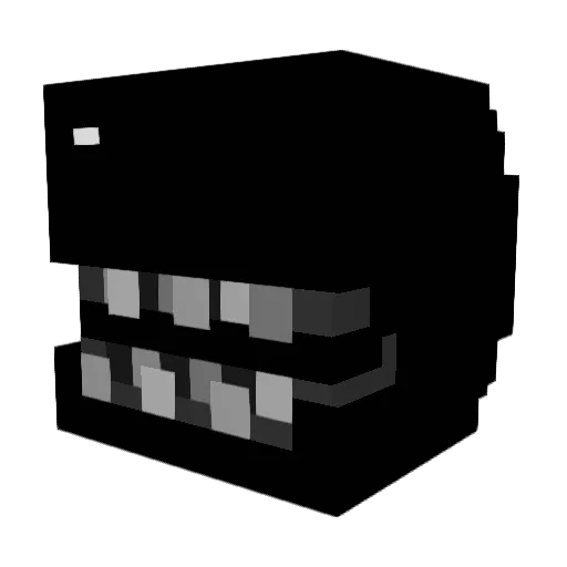 The_Grim Minecraft avatar head, 3D render