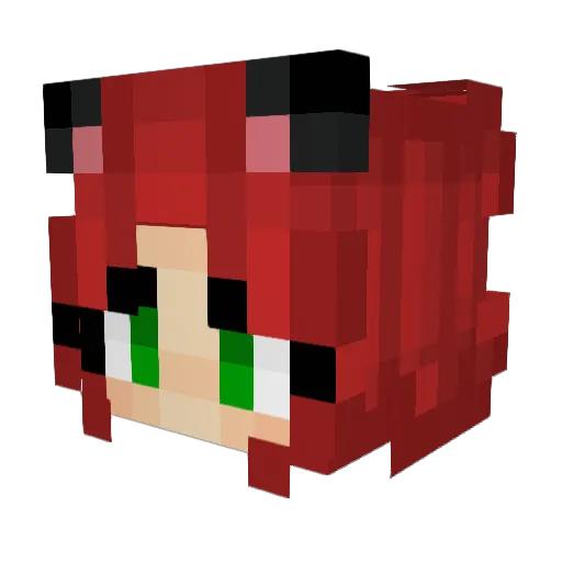 The_HB Minecraft avatar head, 3D render