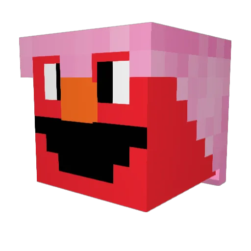 The_Hakki Minecraft avatar head, 3D render