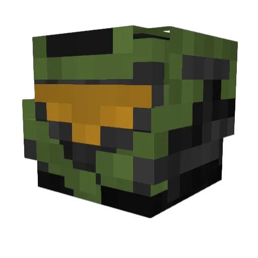 The_Halo_Pro Minecraft avatar head, 3D render