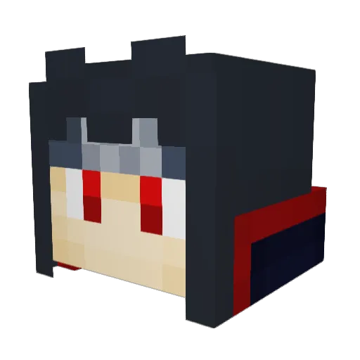 The_HamBurglar13 Minecraft avatar head, 3D render