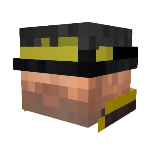 The_Hamburgerler Minecraft avatar head, 3D render