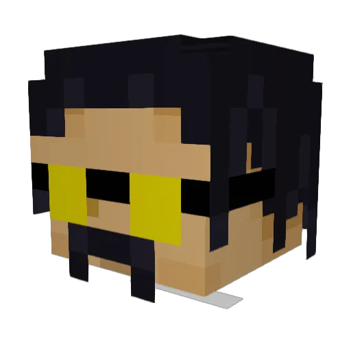 The_Hammer33 Minecraft avatar head, 3D render