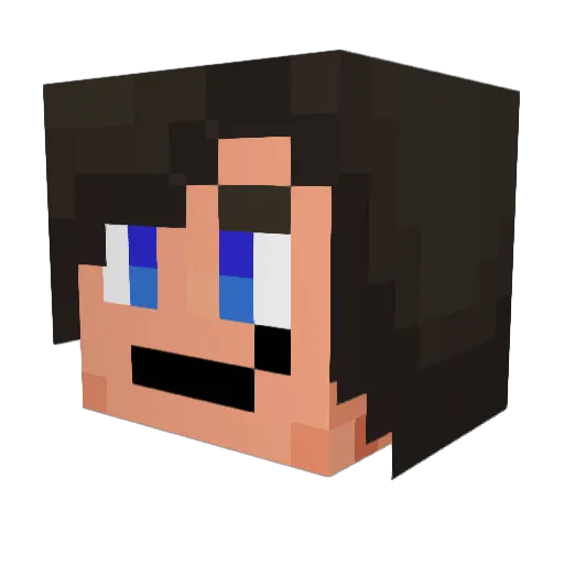 The_Hangel Minecraft avatar head, 3D render