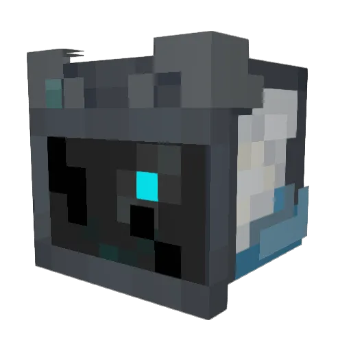 The_Hattur Minecraft avatar head, 3D render