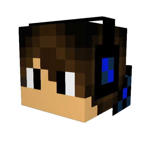 The_Hedger285 Minecraft avatar head, 3D render