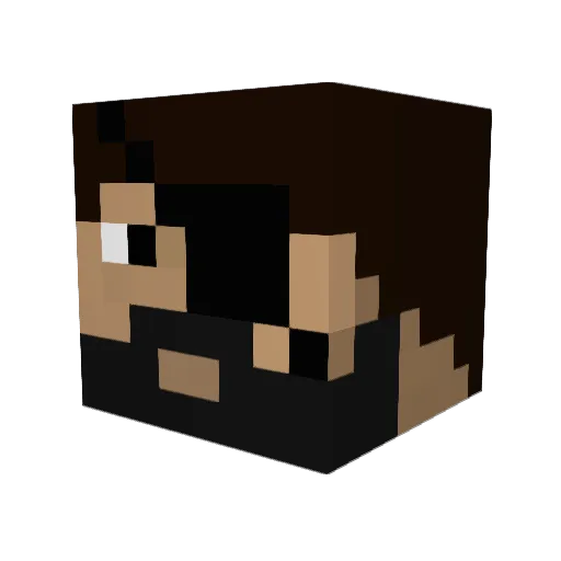 The_Highlander Minecraft avatar head, 3D render