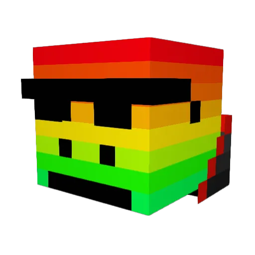 The_Howler Minecraft avatar head, 3D render