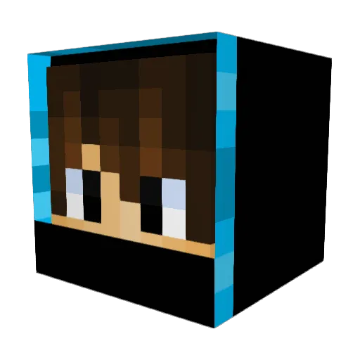 The_Hunter369 Minecraft avatar head, 3D render