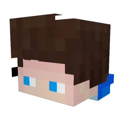 The_Hydra04 Minecraft avatar head, 3D render