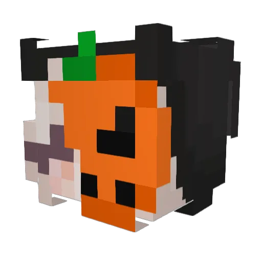 The_Immortal_fox Minecraft avatar head, 3D render
