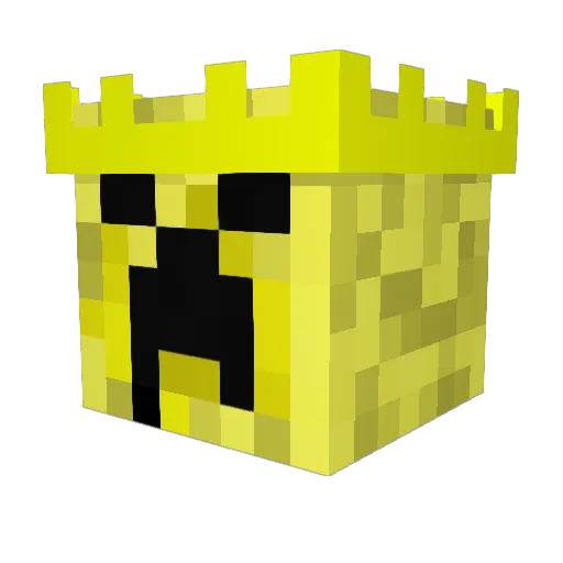 The_JMKing Minecraft avatar head, 3D render