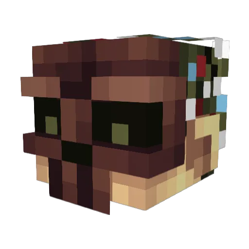 The_Jaime_HD Minecraft avatar head, 3D render