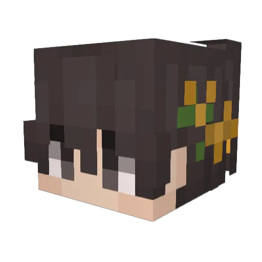 The_Jeck Minecraft avatar head, 3D render
