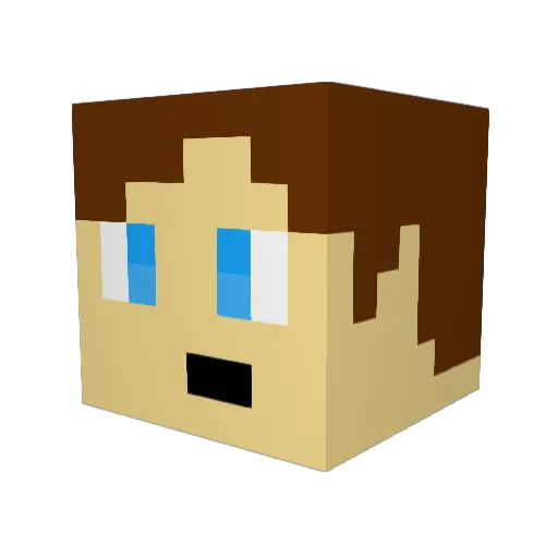 The_Jock3r_ Minecraft avatar head, 3D render