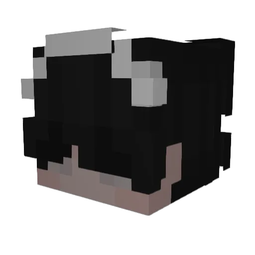 The_John_Rat Minecraft avatar head, 3D render