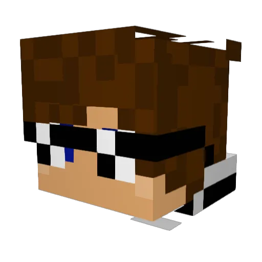 The_Kap Minecraft avatar head, 3D render