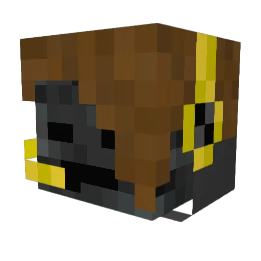 The_KiDD Minecraft avatar head, 3D render
