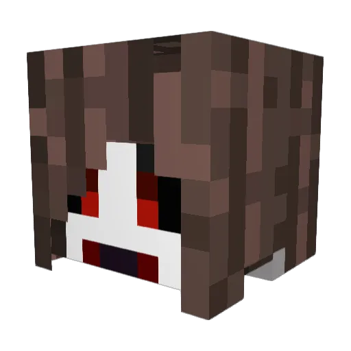 The_Kim_20 Minecraft avatar head, 3D render