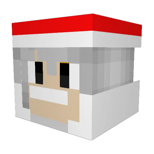 The_King31 Minecraft avatar head, 3D render