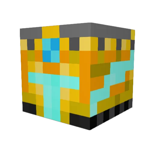 The_King333 Minecraft avatar head, 3D render