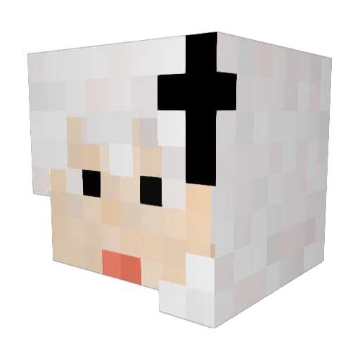 The_KingCookie Minecraft avatar head, 3D render