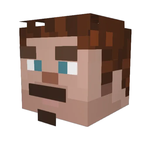 The_Kool_Aid Minecraft avatar head, 3D render