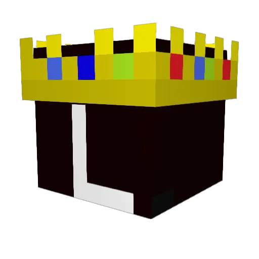 The_L_King Minecraft avatar head, 3D render