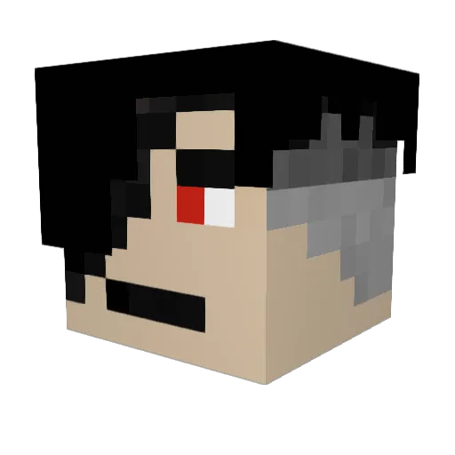 The_Lambda Minecraft avatar head, 3D render