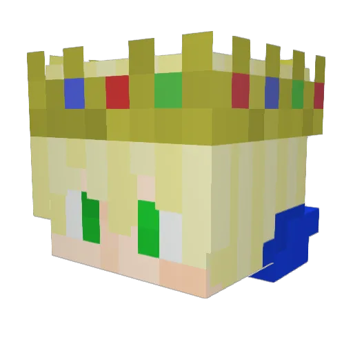 The_Last_Galaxy2 Minecraft avatar head, 3D render