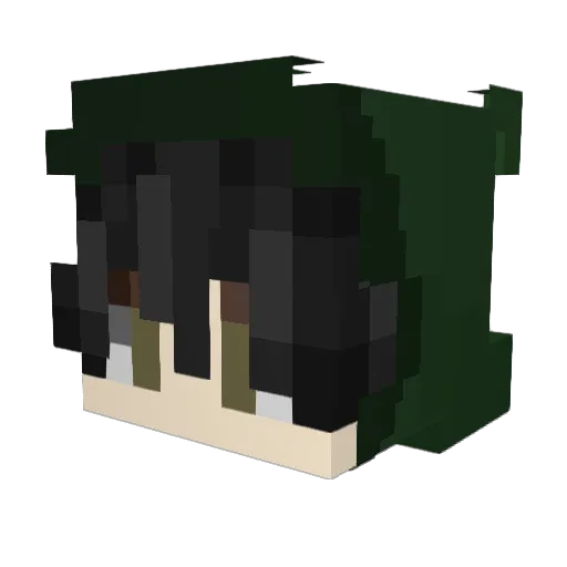 The_Last_Peter Minecraft avatar head, 3D render