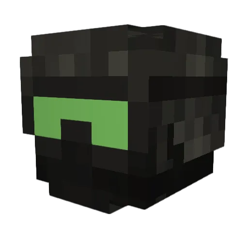 The_Last__ Minecraft avatar head, 3D render