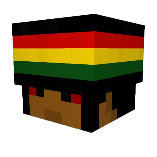 The_Lazy_King Minecraft avatar head, 3D render