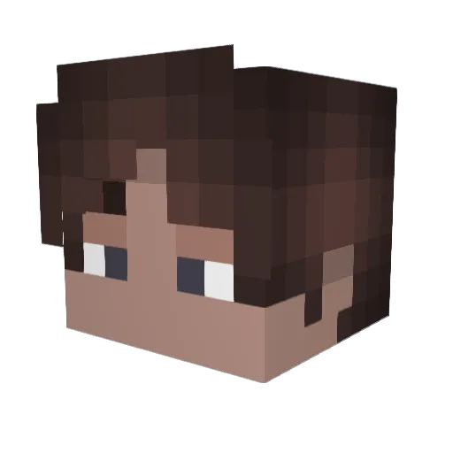 The_Lazy_Sans Minecraft avatar head, 3D render