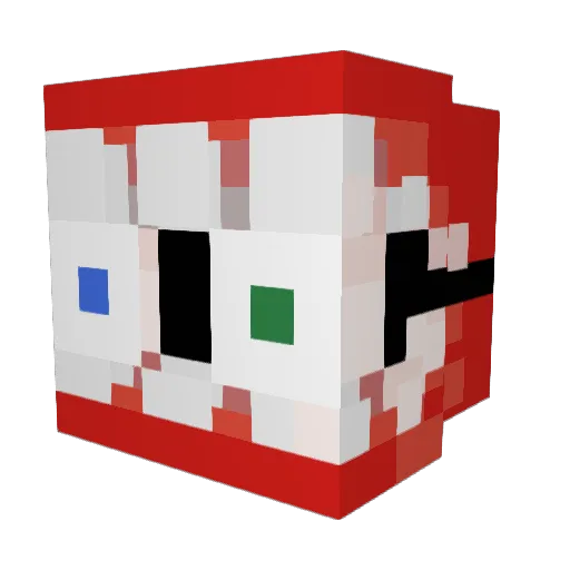 The_Legend1682 Minecraft avatar head, 3D render