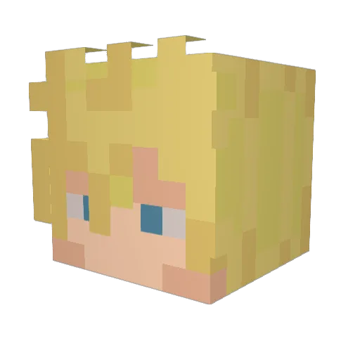 The_Lemon564 Minecraft avatar head, 3D render