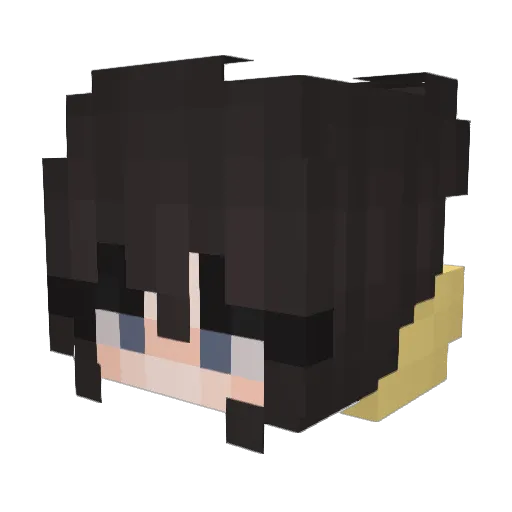 The_LemonHot Minecraft avatar head, 3D render