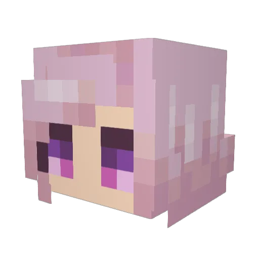 The_Lillys Minecraft avatar head, 3D render