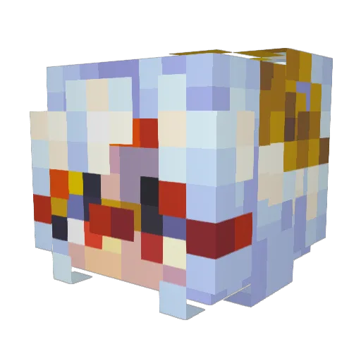 The_Linkip Minecraft avatar head, 3D render