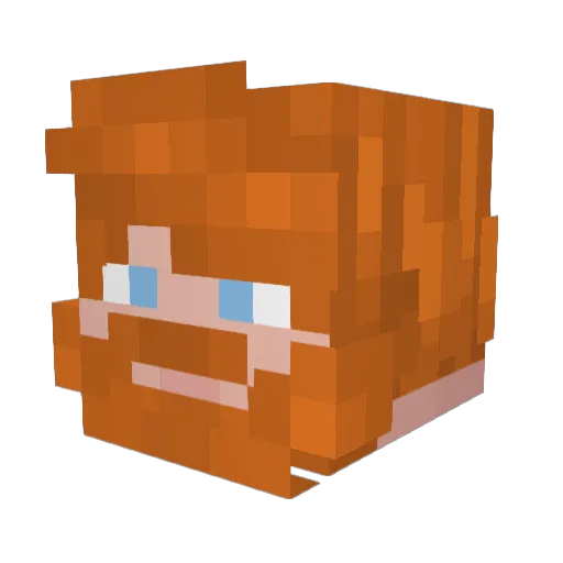 The_Litman Minecraft avatar head, 3D render
