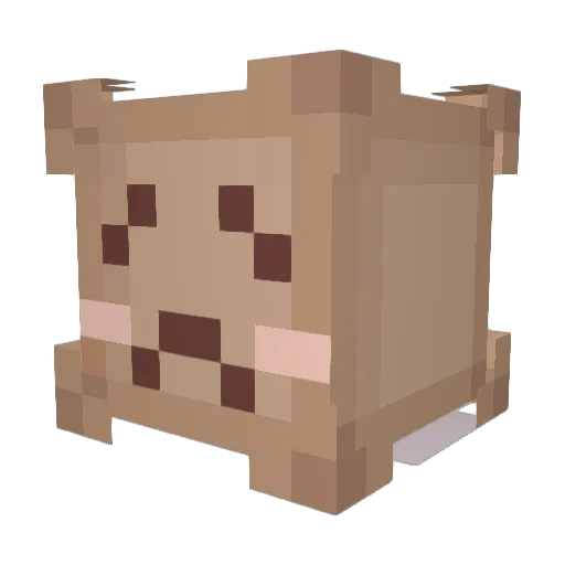 The_Local_Witch Minecraft avatar head, 3D render