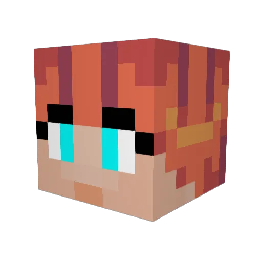 The_Loramir Minecraft avatar head, 3D render