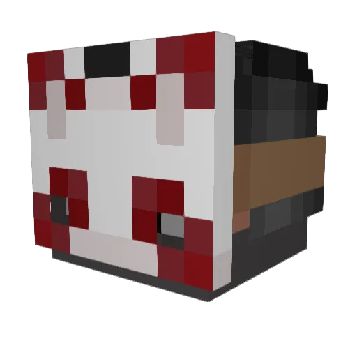 The_Lord_Cosmos Minecraft avatar head, 3D render