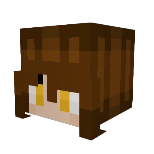 The_Lord_Zero Minecraft avatar head, 3D render