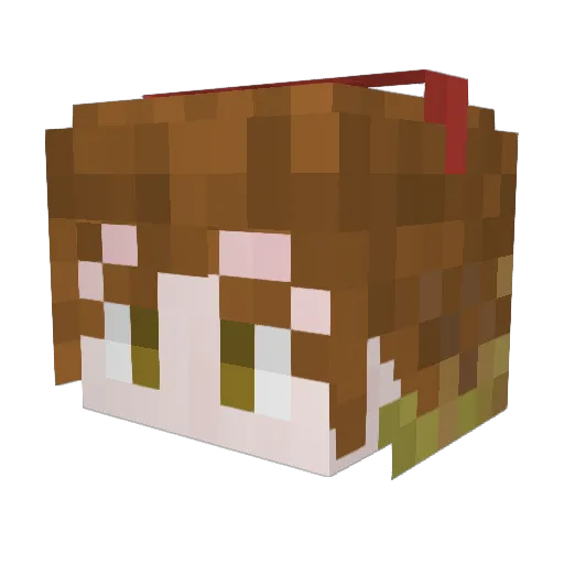 The_Lord_of_Hats Minecraft avatar head, 3D render