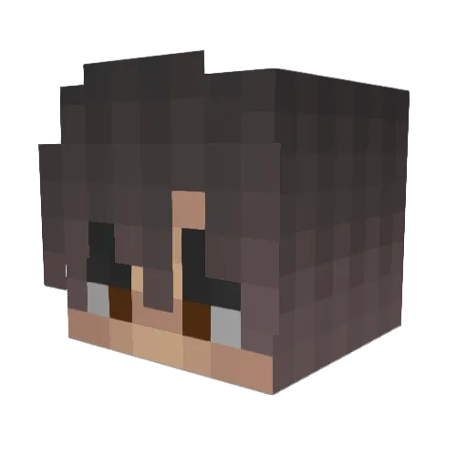 The_Lou_tenant Minecraft avatar head, 3D render